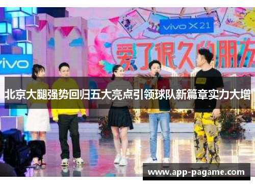 北京大腿强势回归五大亮点引领球队新篇章实力大增 北京大腿强势回归五大亮点引领球队新篇章实力大增