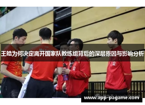 王皓为何决定离开国家队教练组背后的深层原因与影响分析 王皓为何决定离开国家队教练组背后的深层原因与影响分析